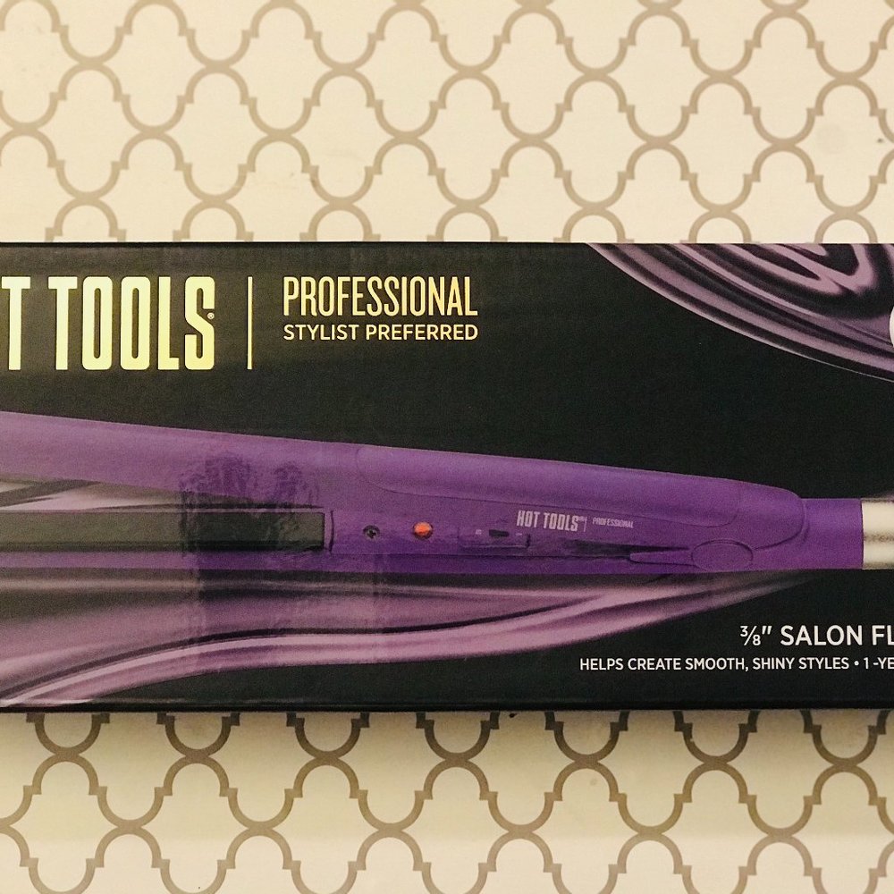 Purple Hot Tools Flat Iron